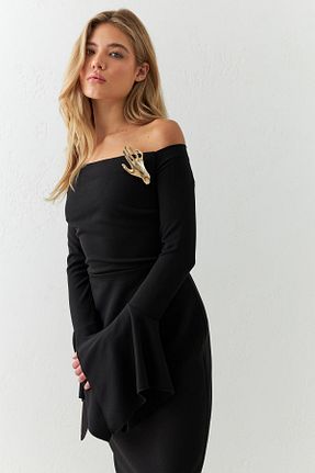 لباس مشکی زنانه بافتنی Setre - کد 857805605