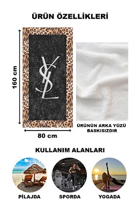 حوله ساحلی رنگی طرح دار Doruklar Home Collection - کد 931483880