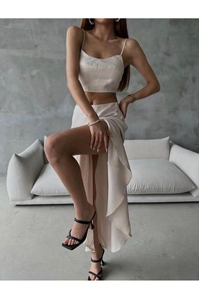 ست بالاتنه و پائین تنه زنانه بافتنی MODA - کد 933082141