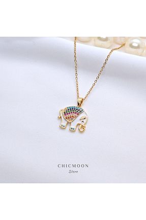 گردنبند استیل ( فولاد ) رنگی زنانه استیل (فولاد) CHICMOON STORE - کد 897521260