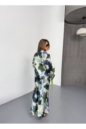 پیراهن سبز زنانه رگولار Bang - کد 931486201