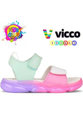 صندل اسپرت سفید بچه گانه چرم مصنوعی Kids Club Shoes - کد 831990600