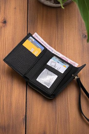 کیف پول مشکی زنانه ابعاد کوچک HFKY - کد 931488861