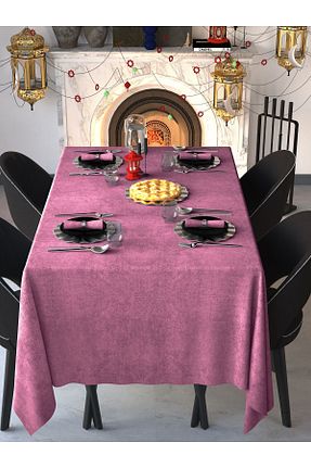 رومیزی صورتی پلی استر Demor Home - کد 346691559