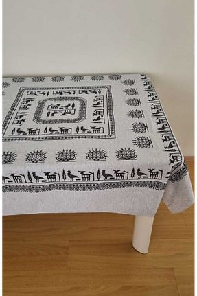 رومیزی طوسی پلی استر Milenam - کد 931808585