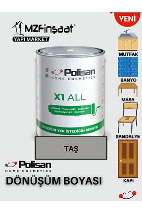رنگ نمای ساختمان طوسی Polisan - کد 931494274