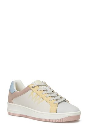 کفش اسنیکر بژ زنانه بند دار Nine West - کد 932169730