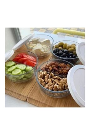 ظرف نگهداری سفید شیشه Paşabahçe - کد 89262090