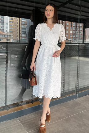 لباس بژ زنانه بافتنی GÜLSELİ - کد 931499938