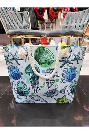 کیف ساحلی سبز زنانه Nilbutik - کد 931498900