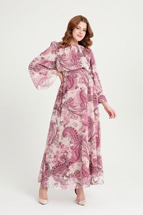 لباس بارداری صورتی زنانه بافتنی KATLİN MATERNİTY WEAR - کد 812010335