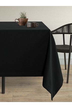 رومیزی مشکی پلی استر Demor Home - کد 346693519