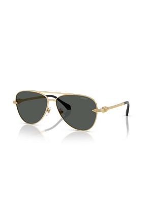 عینک آفتابی مشکی مردانه 61 Versace - کد 928955619