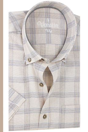 پیراهن بژ مردانه رگولار Varetta - کد 931525641