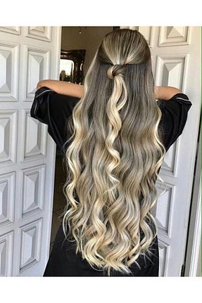 کلاه گیس زرد Hairpim - کد 931525832