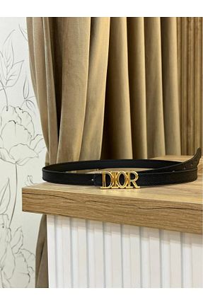 کمربند مشکی زنانه چرم مصنوعی MUJGANERDOGANDESIGN - کد 901441132