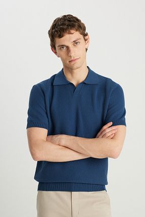 پولوشرت آبی مردانه رگولار Wrangler - کد 931867276