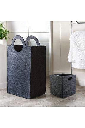سبد لباس طوسی پارچه Wotrart - کد 931873571