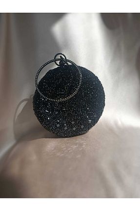 کیف پورتفوی و کلاچ مشکی زنانه پارچه ای Gül Karatekin - کد 929552323