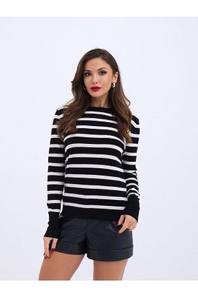 پلیور مشکی زنانه یقه دوچرخه ARUZ MODA - کد 931580663