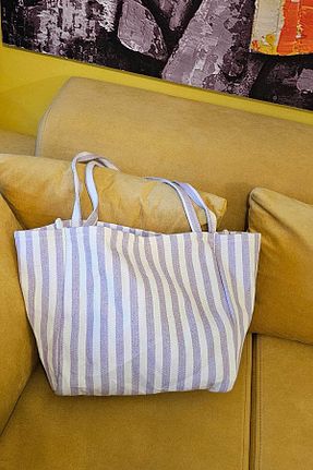 کیف ساحلی آبی زنانه پارچه ای Woys Bags - کد 838731736