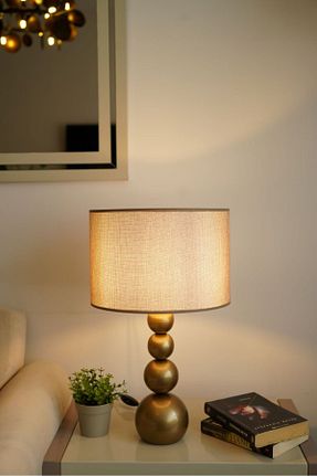 آباژور بژ فلزی retro home design - کد 931589826