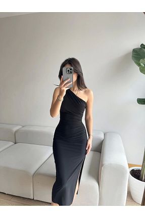 سرهمی مشکی زنانه بدون آستین Zoom Butik - کد 807091212