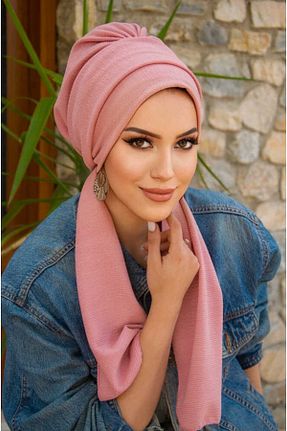 کلاه شنای حجاب صورتی زنانه Aişe Tesettür - کد 931595418