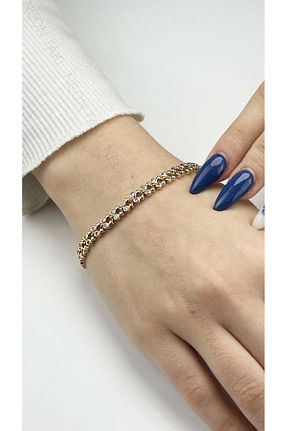 دستبند استیل (فولاد) طلائی زنانه استیل ضد زنگ Neon Takı by Atalay - کد 888868115