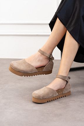 بابت بژ زنانه چرم خالص Uniqueqoop - کد 931894374