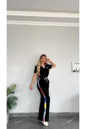 ست بالاتنه و پائین تنه مشکی زنانه رگولار bonibon butikk - کد 931598180