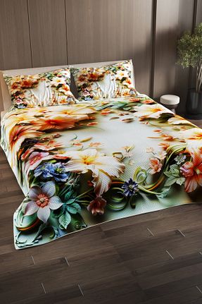 پیکه و ست پیکه دونفره سبز پنبه ای Monohome - کد 931493428