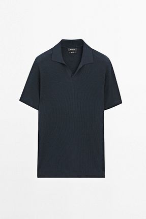 تیشرت آبی مردانه Straight Massimo Dutti - کد 931693672