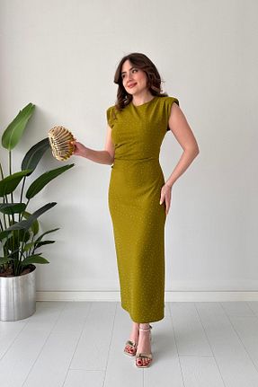 لباس سبز زنانه بافتنی MaziButik - کد 931709193