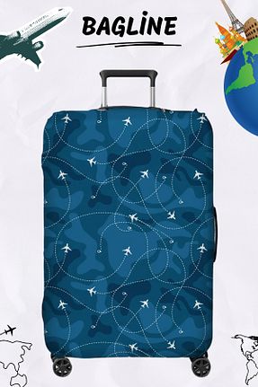 کاور چمدان رنگی ابعاد کوچک (کابین) Bagline - کد 931707361
