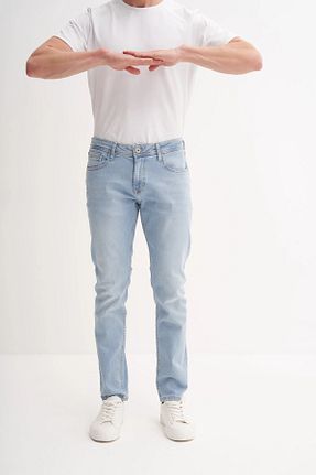 شلوار آبی مردانه جین Cazador - کد 931722209