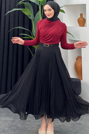 دامن مشکی زنانه ساده RESSHO - کد 931727608
