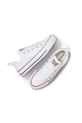 کفش اسنیکر نباتی بچه گانه بند دار Converse - کد 931729180