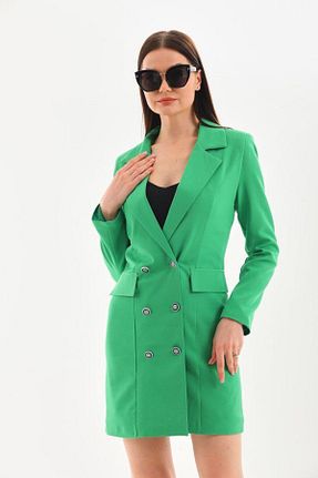 کت سبز زنانه اسلیم فیت Fosiya - کد 932333159