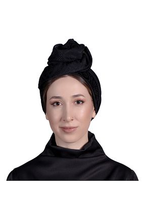 روسری مشکی ساتن Bitter Colors - کد 932352855