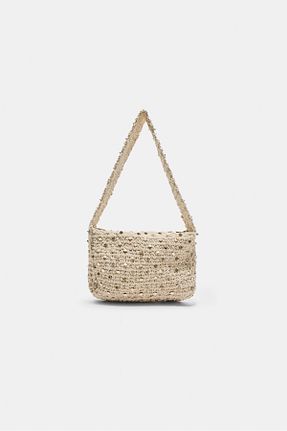 کیف دوشی نباتی زنانه Stradivarius - کد 931725108