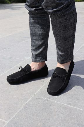 کفش کلاسیک مشکی مردانه چرم خالص DERİ KABUSU - کد 747312910