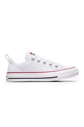 کفش اسنیکر نباتی بچه گانه بند دار Converse - کد 931729180