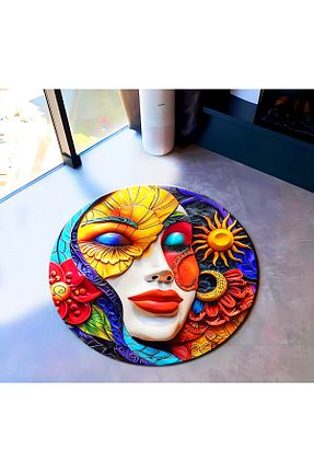 فرش رنگی قابل شستشو Rugs Modern Halı - کد 931732924