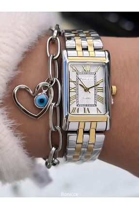 ساعت مچی زرد زنانه 36-40 میلی متر Ferrucci - کد 465964314