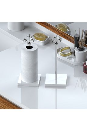 جا دستمال کاغذی سفید EOCRAFT - کد 839065673