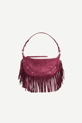 کیف دستی زرشکی زنانه ابعاد کوچک Bershka - کد 931793705
