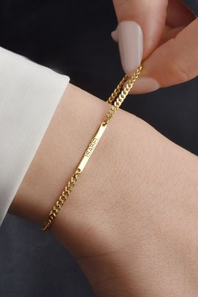 دستبند نقره طلائی زنانه 925 عیار Nox Jewelry - کد 931491683