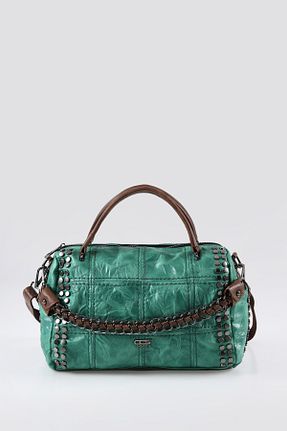 کیف دوشی سبز زنانه چرم مصنوعی ÇÇS - کد 931792609