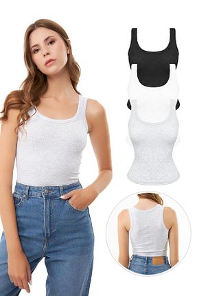 رکابی رنگی زنانه پنبه ای Cottonhill - کد 931799825
